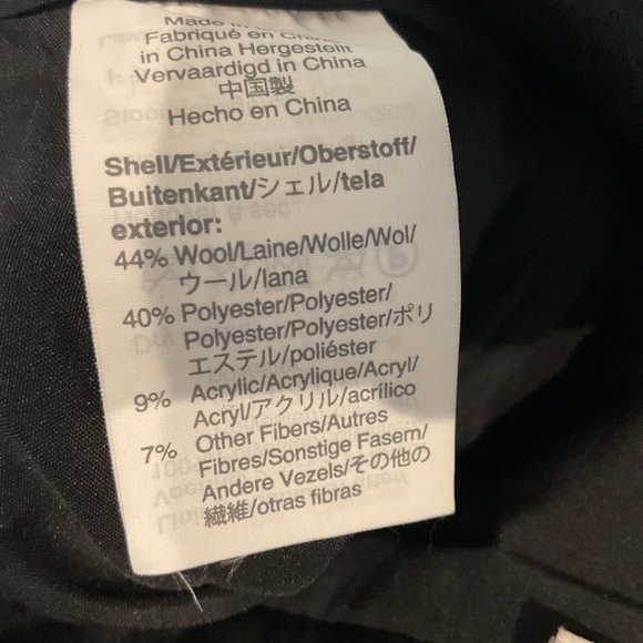 J Crew Factory Black Wool Pencil Skirt - Picture 5 of 5